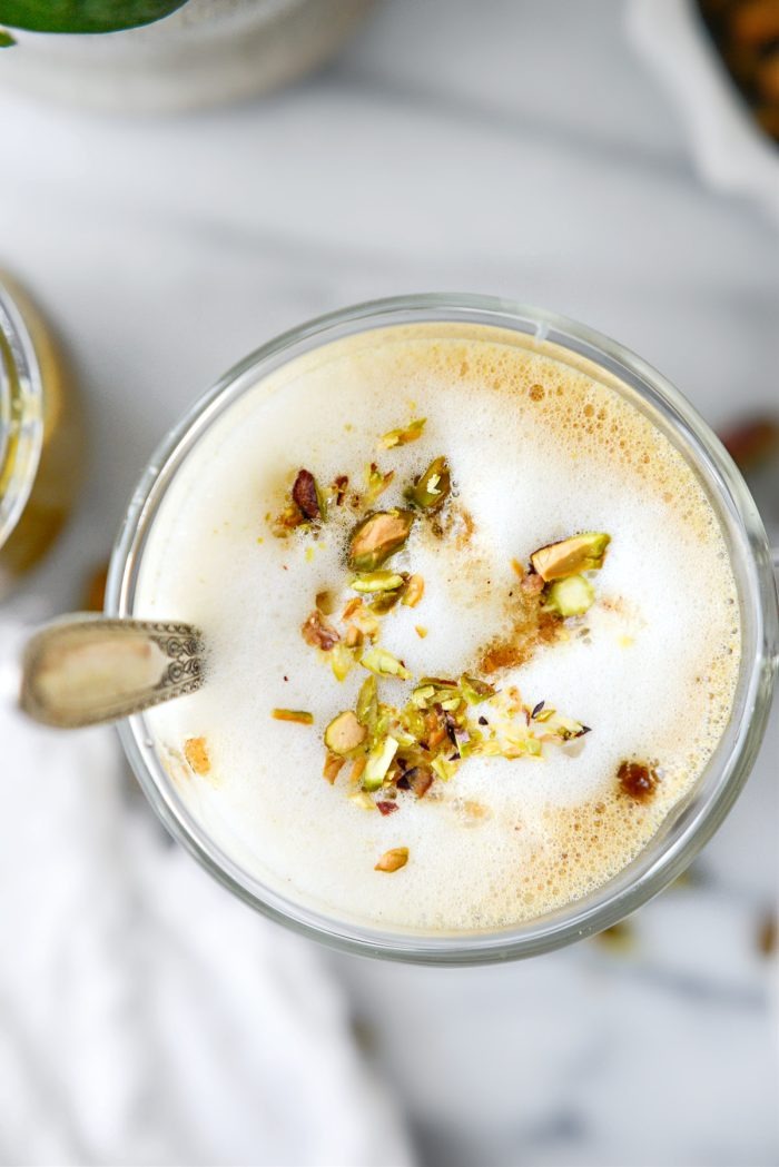 طرز تهیه شیرپسته خانگی